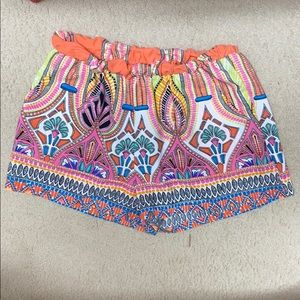 Silk colorful shorts